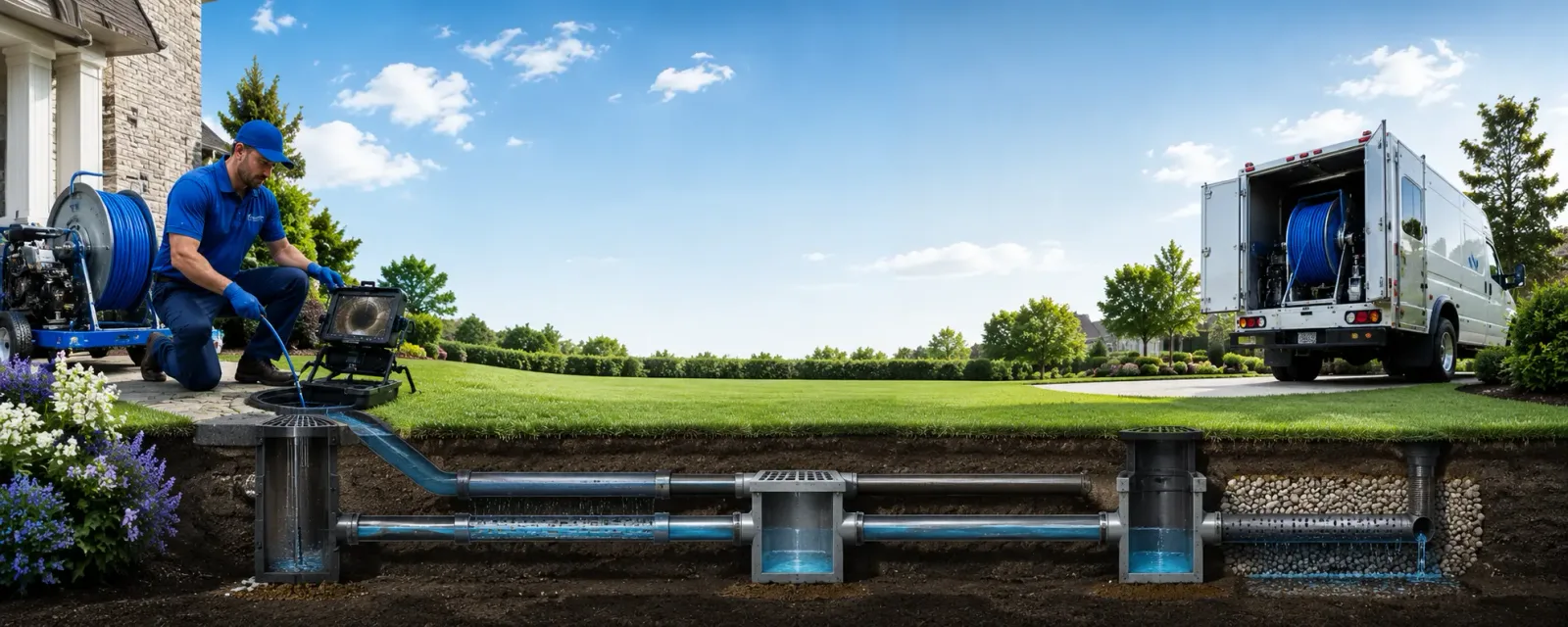 Outdoor drain cleaning information for Delta, LA